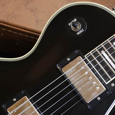 2009 Gibson Custom Shop 1968 Historic Reissue Les Paul Custom Electric Guitar Black Ebony + COA OHSC image 4