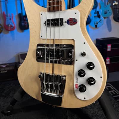 New Rickenbacker 4003SMG Mapleglo 4-String Bass 4003S w/ RIC Case, Ath Dlr 698 image 3