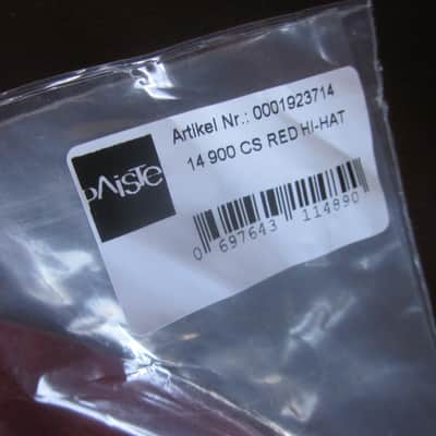 Paiste Color Sound 14" 900 Red Hi-Hat 1923714 image 5