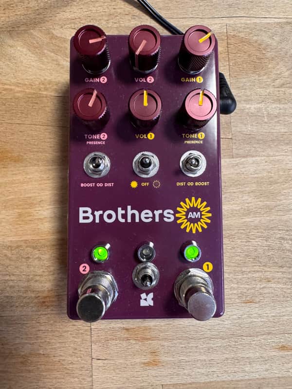 Chase Bliss Audio Brothers AM Dual Overdrive/Boost — Like New w/ Box & Accessories image 1