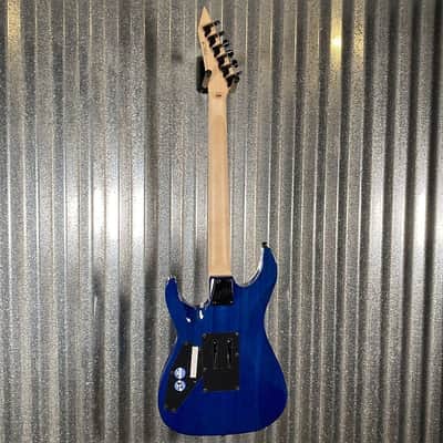ESP LTD MH-203QM See Thru Blue Quilt Top Guitar MH203QMSTB #0345 Used image 10