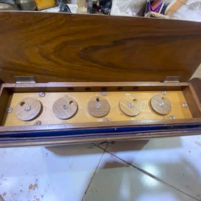 vintage 80 years old Rare Shruti Box, amazing sound, teackwood, Handmade image 6