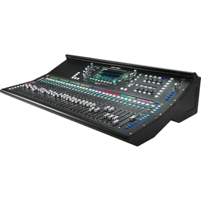 Allen & Heath SQ-7 48-Channel Digital Mixer with Detachable Tablet Shelf and Dust Cover image 3