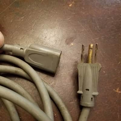 Belden Ampex 3M Early Grounded Equipment Cord Power Cable Vintage Oval 163 almost-PH163 1965 image 6