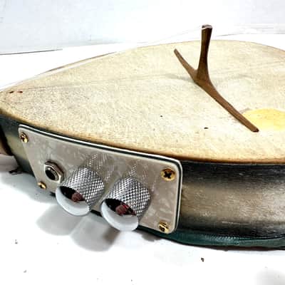 Electrified Indonesian Javanese Rebab bowed experimental instrument The Vulcan Harp 1960s - Maple image 6