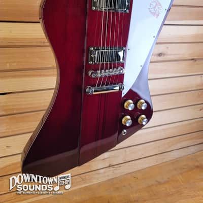 Epiphone IBG Firebird with Epiphone Premium Gig Bag - Wine Red, ProBucker FB720 Firebird Pickups, Grover Tuners image 3