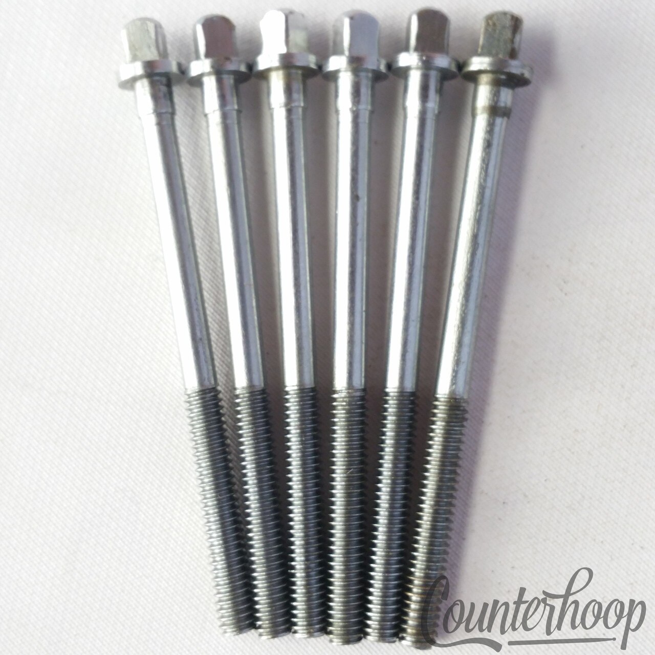 Slingerland 6x Tension T-Rods 3" Floor Tom Drum Chrome Vintage 50s-60s USA RK* — main photograph