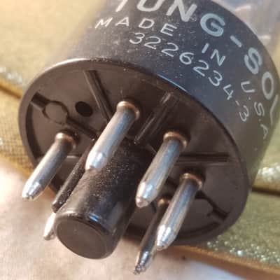 Tung-Sol 1% Tight Matched 6V6GT tNOS AT1000 TESTED Vacuum Tubes Clear Glass Beam Power 6V6 1946-1959 image 10