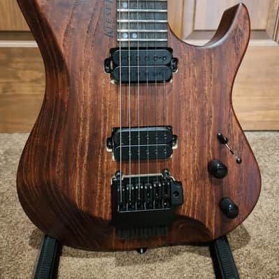 Kiesel Osiris Headless Electric Guitar USA 2021 - Lava Stain image 2