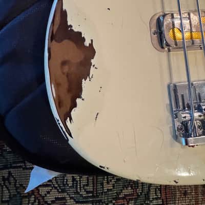 Kithara Custom Shop Samson—FUZZ CIRCUIT on-board !! Samson 2026 - Heavy relic: vintage white/cream image 10
