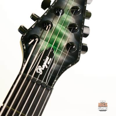 Mayones Regius 7 Baritone Evertune 2023 - Galaxy Eye Green Gloss image 19