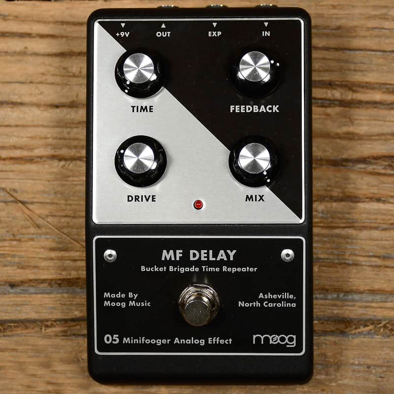 moog Minifooger MF Delay アナログディレイ エフェクター Moog Minifooger Analog Delay Pedal | Sweetwater