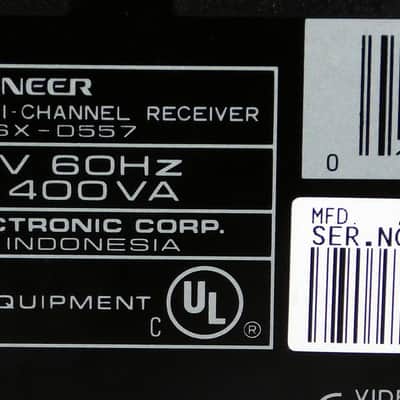 Pioneer VSX-D557 receiver with phono input image 5