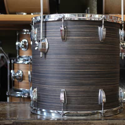 1970's Ludwig Pro Beat in "Ebony Oyster" 14"x24" 16"x16" 9"x13" image 8