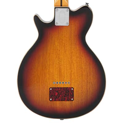 Vintage REVO Series 'Vision' Electric Guitar ~ Two Tone Sunburst image 6