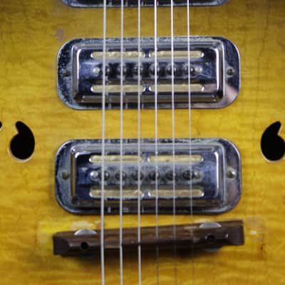 1960's Harmony H75 USA Made Vintage Maple Hollow-Body w/DeArmond & HSC image 11