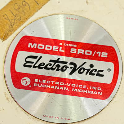 Vintage Electro-Voice SRO/12 AlNiCo 12" Speaker – 8Ω, 100 Watts image 5