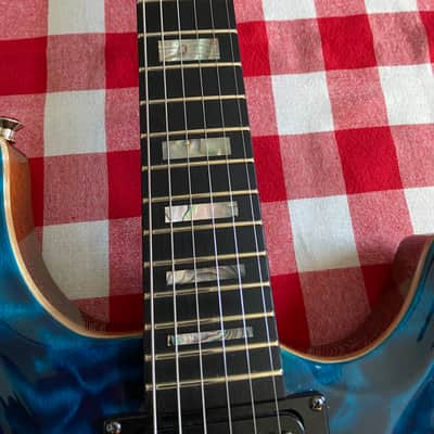 Carvin CT-6 2004 - Quilted Deep Blue image 8