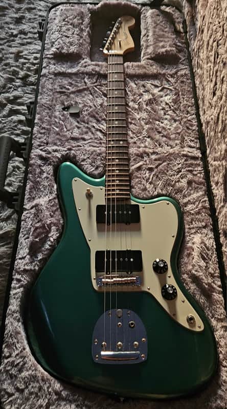 Fender Mod Shop Jazzmaster SHERWOOD GREEN LOLLAR BLACK BOBBIN PICKUPS image 1