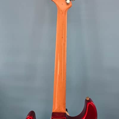 G&L S-500 USA Older Model - Candy Apple Red NICE Tweed Case image 9