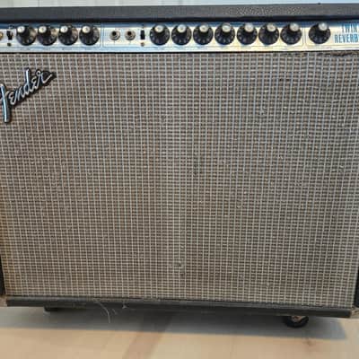 1977 Fender Twin Reverb 2-Channel 135-Watt 2x12" Guitar Combo (1977 - 1981 era) - Silverface image 1