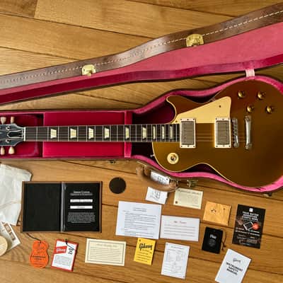 Gibson Custom Shop '57 Les Paul Goldtop Reissue 2019 - Present - Double Gold Dark Back VOS image 15