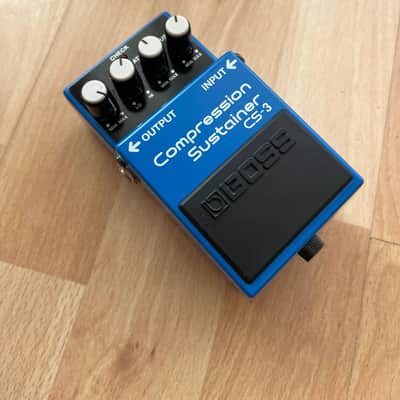 Boss CS-3 Compression Sustainer (Silver Label) 1997 - Present - Blue image 1