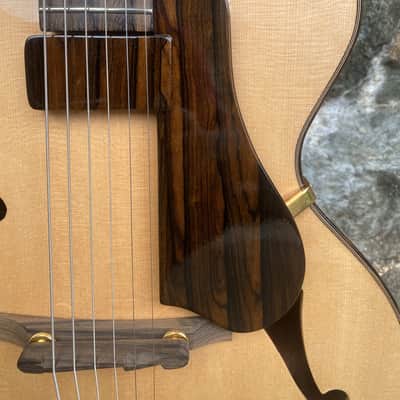 Goodman 16" Archtop 2022 Natural -Rare Koa back,sides and neck and Sitka spruce top. image 6