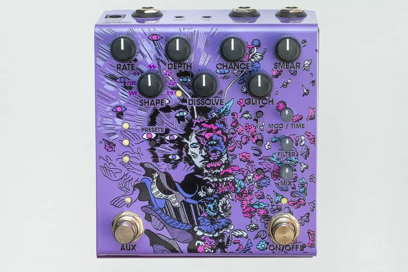 Old Blood Noise Endeavors OBNE  x Emily Hopkins Parting glitch delay/reverb crushing modulation device Purple