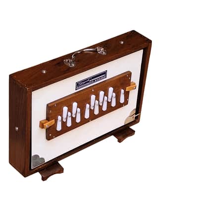SHRUTI BOX~ SIZE (15" X 10" X 3")~13 NOTES~440 Hz~CHANT~MANTRA~SHRUTI~WITH BAG image 2