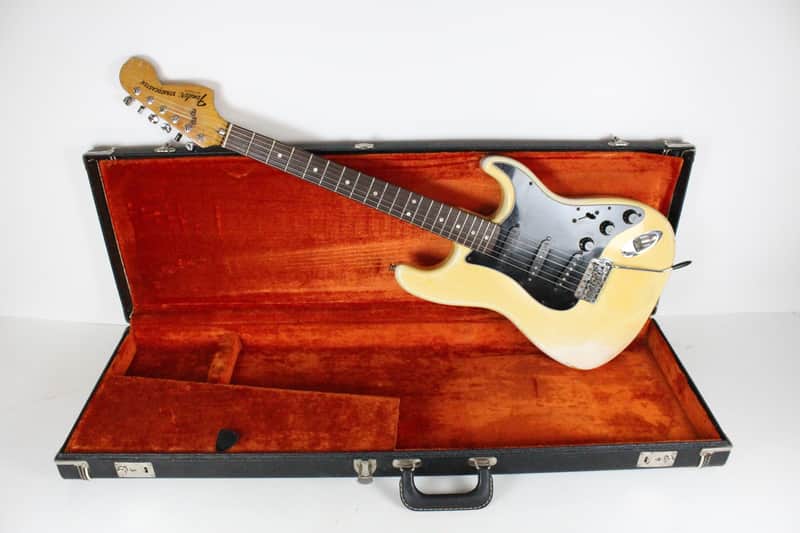 1977 Vintage Fender Stratocaster Olympic WHITE 100% Original Rosewood Fretboard 1970's Guitar OHSC image 1