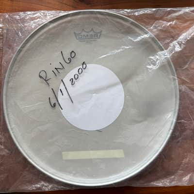 Ringo Starr's Stage Played and Signed 14" Remo Snare Drum Head. Authenticated! image 4