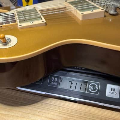 2011 Gibson Custom Shop ’57 Les Paul Goldtop R7 VOS Dark Back – 7 lb 12 oz, One Owner, COA image 4