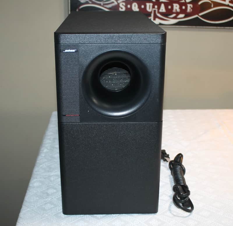 Bose Acoustimass 9 Black Powered Subwoofer Bass Speaker System TESTED WORKS image 1