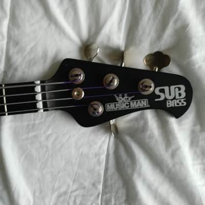 Ernie Ball Music Man SUB Bass 4 (USA Stingray) Active 2006 Textured White - Worldwide Shipping image 3