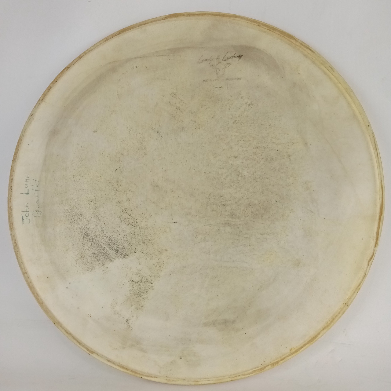 Leedy&Ludwig Hardwhite 15"Calf Skin Snare/Tom Drum Head Batter/Resonant 50s USA — main photograph