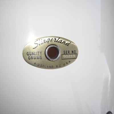 Slingerland HSS Lite 90s era White Lacquer Rack Tom 15X13 Stick Saver Hoops Beautiful NOS Cond! image 8