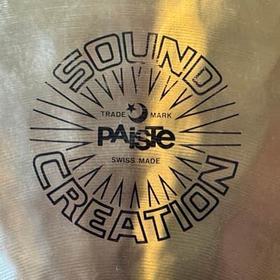 Paiste 20" Sound Creation New Dimension Dark Ride Cymbal 1985 - 1994 - Traditional - VIDEO image 4