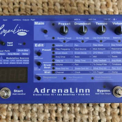 Roger Linn Adrenalinn mk 1 Guitar Effects Processor - Blue image 8
