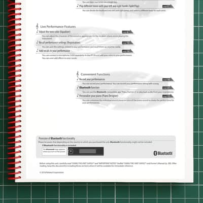 Roland FP-90 — 2 in 1 Owners Manual User Instructions — 43 Pages — USA Made