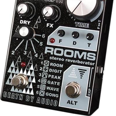 New Death by Audio Rooms Digital Stereo Multi Reverb Guitar Effects Pedal image 2