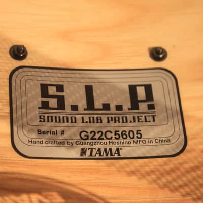 Tama S.L.P. 14"x6.5" G-Hickory Snare Drum w/ Elm outer ply LTD - New! image 7