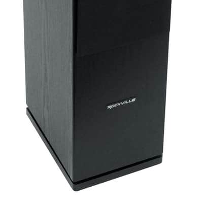 (2) Rockville Rocktower 64B Black Home Audio Tower Speakers+Bluetooth/Wifi Amp image 9