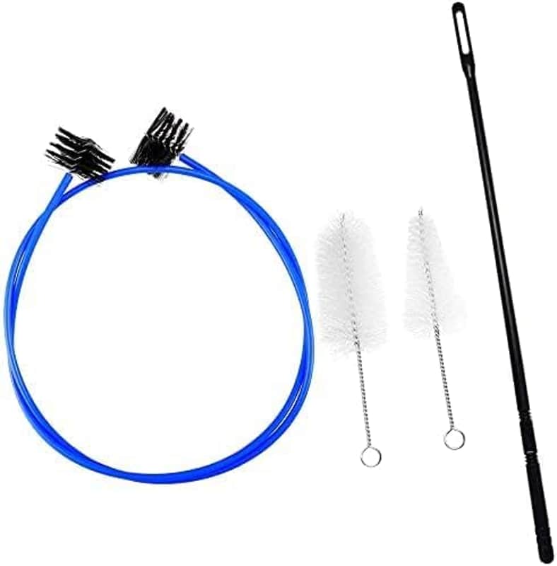 4 Pieces Trumpet Snake Brush Cleaning Kit, Trumpet Brush Mouthpiece Brush Valve Casing Brush Flexible Brush with Cleaning Rod image 1