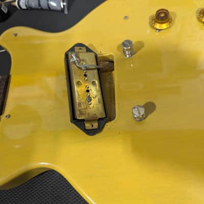 Orville by Gibson LPJ-D Les Paul Junior DC 1990 TV Yellow Japan Jr w/ Gig Bag image 9
