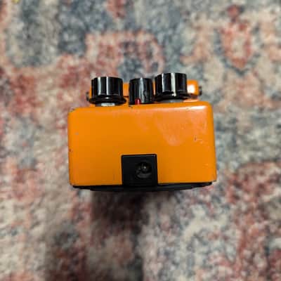 1979 Boss DS-1 Distortion (Black Label, Long Dash, Silver Screw) - Orange image 3