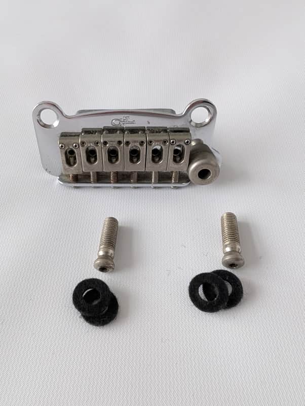 1980s G&L Dual Fulcrum Bridge - Chrome image 1