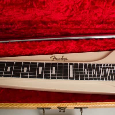 Fender  Studio Deluxe High Steel Electric Guitar (1956), ser. #00372, original tweed hard shell case. image 9