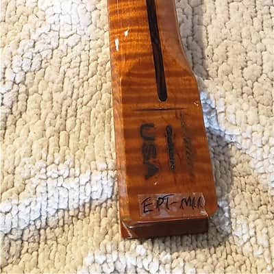 Extraordinary USA roasted 5A Plus,flame maple neck with monster flame maple head stock.Made to fit a Tele body # EPT-M11 image 10