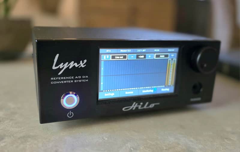 Lynx Hilo Reference A/D D/A Converter System with LT-USB Card 2010s - Black image 1